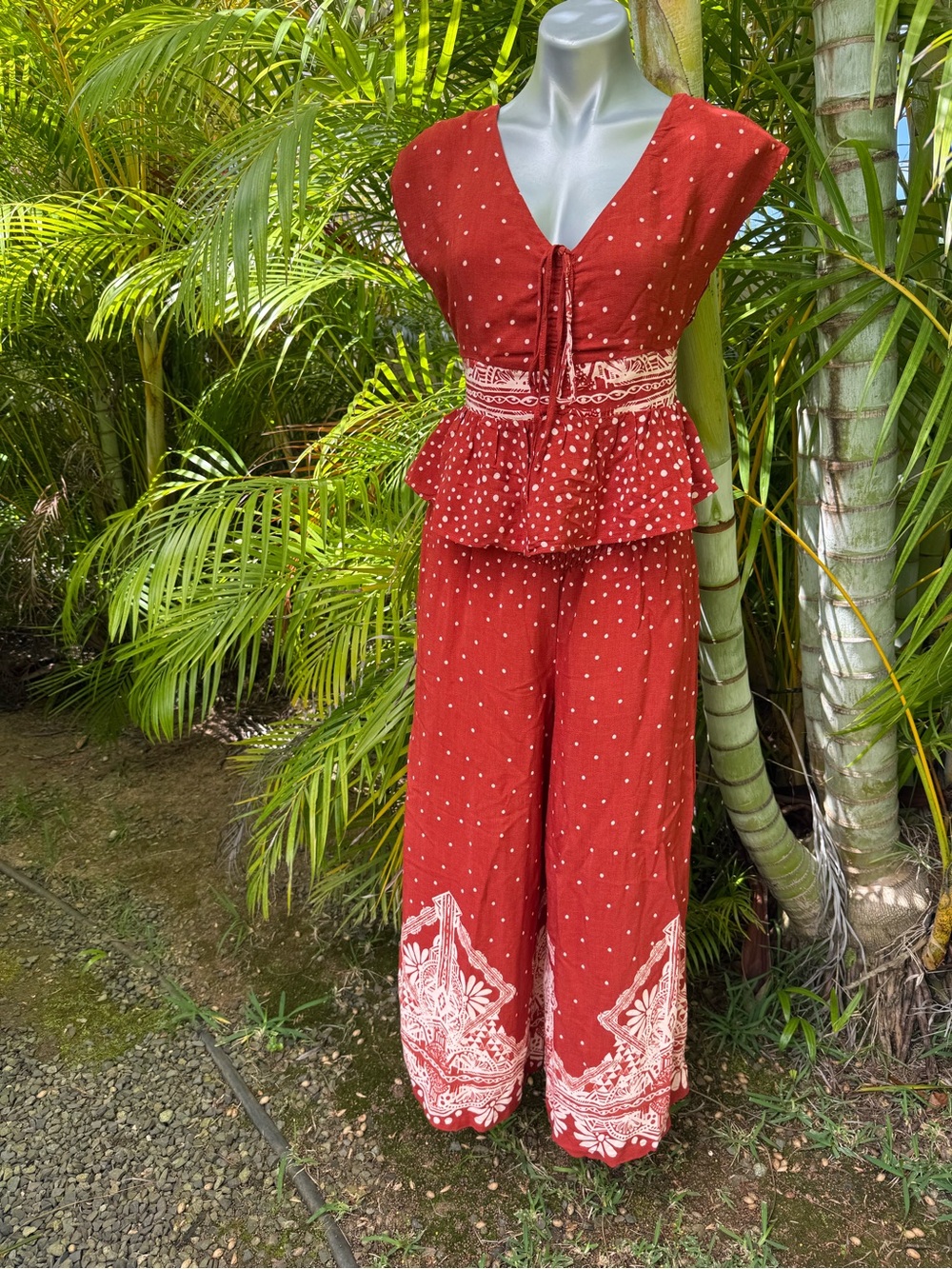 Free People Adorable Peplum Jumpsuit
